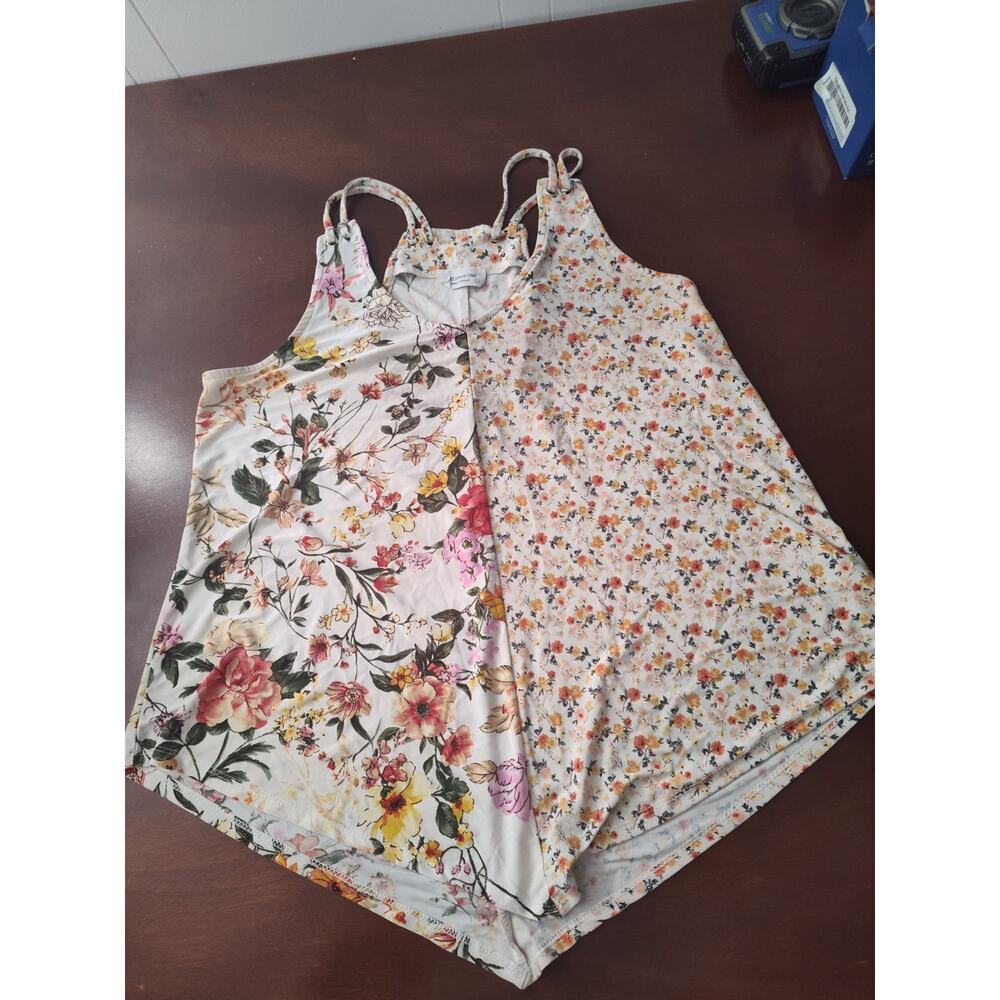 Unbranded Floral Tank Top Size Large